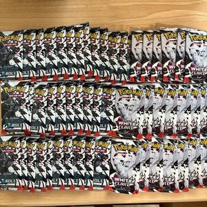 Pokémon Black Bolt & White Flare Booster Packs (78 packs total)